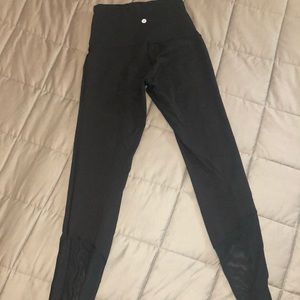 Black High Wasted Lululemon Leggings
